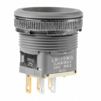 LB15WGG01 SW PB SPDT MOM RND GOLD SLD MNT
