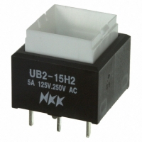 UB215SKW036CF SWITCH PB SPDT SQ RED/GRN ILLUM