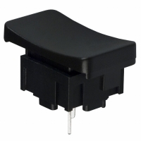 320.21E11BLK SWITCH PB SPST MOM BLACK
