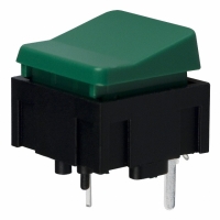 320.22E11GRN SWITCH PB SPST MOM GREEN