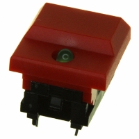 5511MREDGRN SWITCH PB SPDT MOM RED W/GRN LED