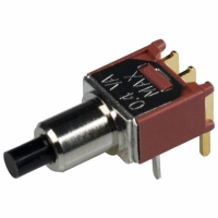 800SP8B7M6RE SWITCH PUSHBUTTON SPDT R/A .4VA