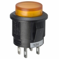 CLS-PC11A125S00Y SWITCH PB MOM ILLUM SPST 3A YLW