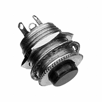 913 SWITCH PB 1-CIR FRONT MT BLACK