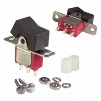 7101J1ZQE2 SWITCH ROCKER STD SPDT BLK 9 PCS