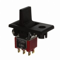 7205J62ZGE22 SWITCH ROCKER DPDT SNAP-IN SLD