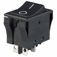 JWL21RA2A SWITCH ROCKER DPST 16A BLACK