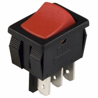 GRS-4012-0026 SWITCH ROCKER SPDT ON/ON RED