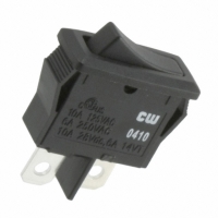 GRB243F02BB SWITCH ROCKER SPST 10A BLACK