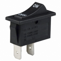 CM102J12S205DQA SWITCH ROCKER SPST 16A BLK