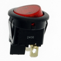 RRA22H3BBRLN SWITCH ROCKER ILL SPST 10A QC