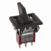 7108J61ZQE22 SWITCH ROCKER SPDT MOM SLD BLACK