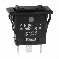 WR18AF SWITCH ROCKER SPDT 15A SEALED