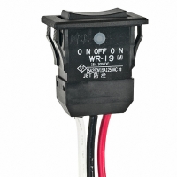 WR19AL SWITCH ROCKER SPDT WIRE LEAD