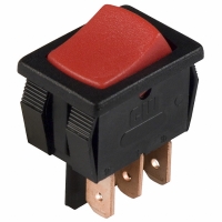 GRS-4013A-0008 SWITCH RCKR SPDT ON/OFF/ON RED