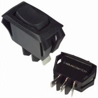 RC911-RB-B-0-N SWITCH ROCKER SPDT 16A BLACK