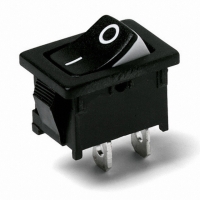 DA102J22S215PQF SWITCH ROCKER SPST 2-TONE BLK