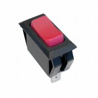 CRE22F2FBRNE SWITCH ROCKER SPST RED 20A QC TE