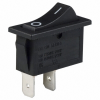 CM102J12S205PQA SWITCH ROCKER SPST 16A BLK