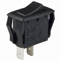 CG102J12S205QF SWITCH ROCKER SPST 16A BLK