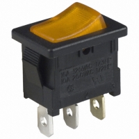 DA102J3AS215QF7 SWITCH ROCKER SPST ILL 125V AMB