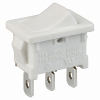 DA101J11S115QF SWITCH ROCKER SPDT 16A WHT QC