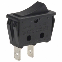 RH110C2NBB SWITCH ROCKER SPST ON/OFF BLACK