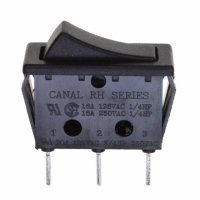 RH120C2NBB SWITCH ROCKER SPDT ON/ON BLACK