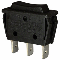 RH130C2NBB SWITCH ROCKR SPDT ON/OFF/ON BLK