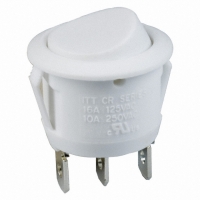 CR101J11S115QF SWITCH ROCKER SPDT 10A WHT