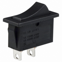 CM102J12S207QA SWITCH ROCKER SPST 16A S-LUG BLK