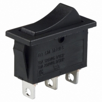 CM101J12S207QA SWITCH ROCKER SPDT 16A S-LUG BLK