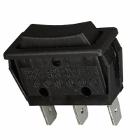 RH160C2NBB SWITCH ROCKER SPDT MOM BLACK