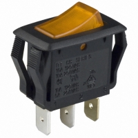 CG102J3AS205QF7 SWITCH ROCKER SPST ILL 125V AMB