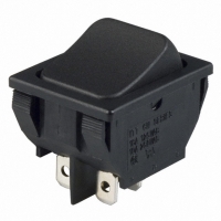 CN202J12S215Q SWITCH ROCKER DPST 16A BLK