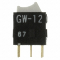 GW12RBP SW ROCKER SPDT RCKR WHT STR PCB