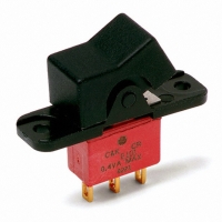 E101J1ZBE2 SWITCH ROCKER SPDT BLACK-4VA