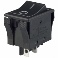 JWL11RA2A SWITCH ROCKER SPST 16A BLACK