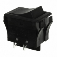 JWL11RAA/UCV SWITCH ROCKER TV8 SPST BLACK UCV