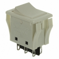 JWM22RBB/UCV SWITCH ROCKER TV5 DPDT IVORY UCV