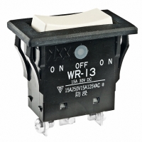 WR13BT SWITCH ROCKER SPDT 15A SEALED