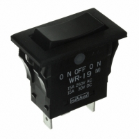 WR19AFN SWITCH ROCKER SPDT QUICK CONNECT