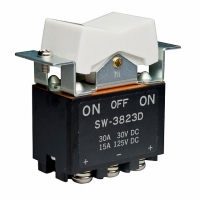 SW3823D/UC SWITCH ROCKER DPDT SCREW UL/CSA