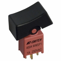 400AWMSP1R1BLKM1RE SWITCH ROCKER SPDT 0.4VA SLD LUG