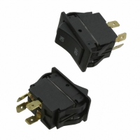RVW42D1123 SW ROCKER DPST 20A BLK ACTUATOR