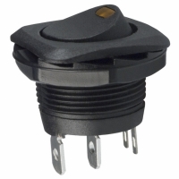 CLS-RC11A125191Y SWITCH ROCKER ILLUM SPST 10A YLW
