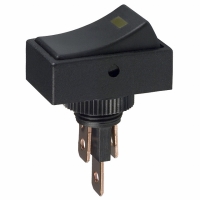 CLS-RR11A12250Y SWITCH ROCKER ILLUM SPST 25A YLW
