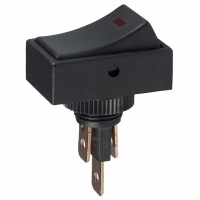 CLS-RR11A12250R SWITCH ROCKER ILLUM SPST 25A RED
