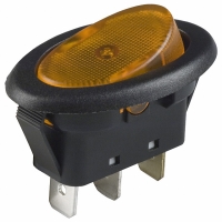 CLS-RO11A12251Y SWITCH ROCKER ILLUM SPST 20A YLW