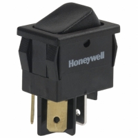 MR93-22BBN SWITCH ROCKER MINI DPST BLACK